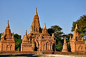 Bagan Myanmar. Temples near Abeyadana, Myinkaba. 